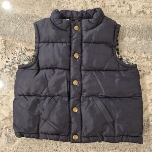 Boys Gymboree Puffer Vest Navy 2T 3T